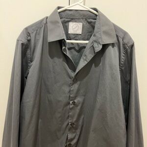 Bespoke Dark Gray Dress Shirt gently worn